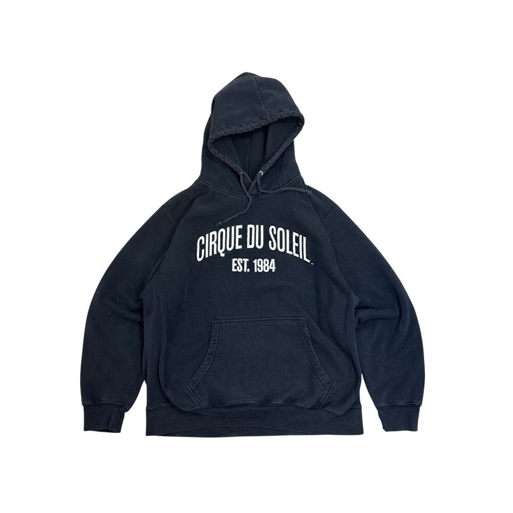 Cirque Du Soleil Black hoodie sweatshirt official merch est 1984 circus
